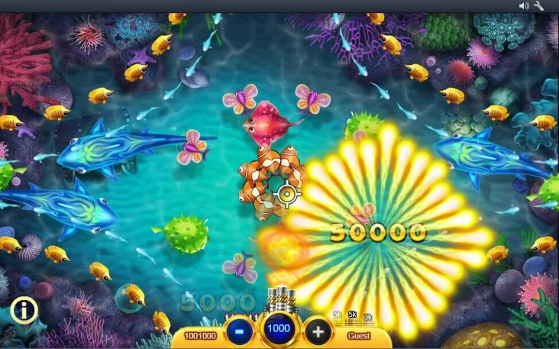 Trò chơi bắn cá ăn xu sẽ đưa người chơi khám phá những màn chơi thú vị