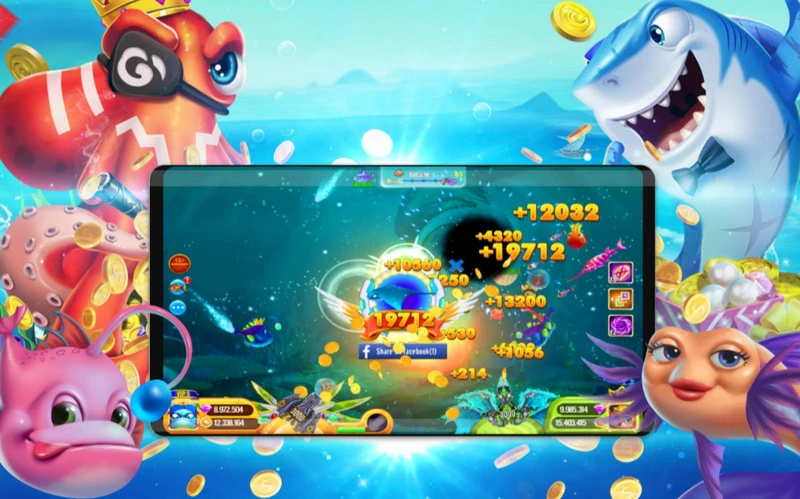 Trò Vua bắn cá có thể chơi được cả trên điện thoại và máy tính
